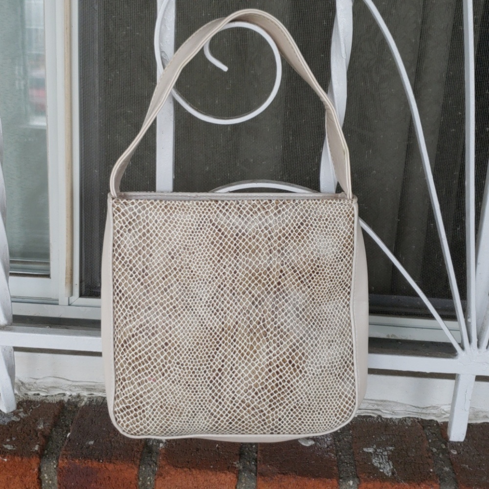 Mini snake skin purse